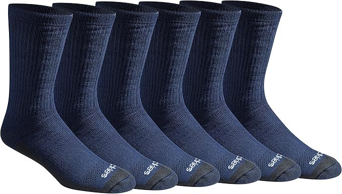 Dickies Men's Dri-tech Moisture Control Max Full Cushion Crew Socks
