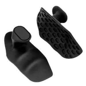 Anti-Slip Workout Grips, Ergonomic Rubber Hand Protector Gloves for Gym Training and Exercise, Weight Lifting, Dumbbell, Deadlift, Bar Pad Pull Up Grippers with Storing Bag