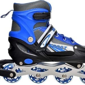 2025 Dual-Use Four-Wheel Inline Skates for Men Children Adjustable Size Quads Roller Shoes Single Double Row
