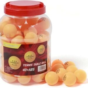 60Pcs Orange Premium Ping Pong Balls Advanced Training Table Tennis Ball